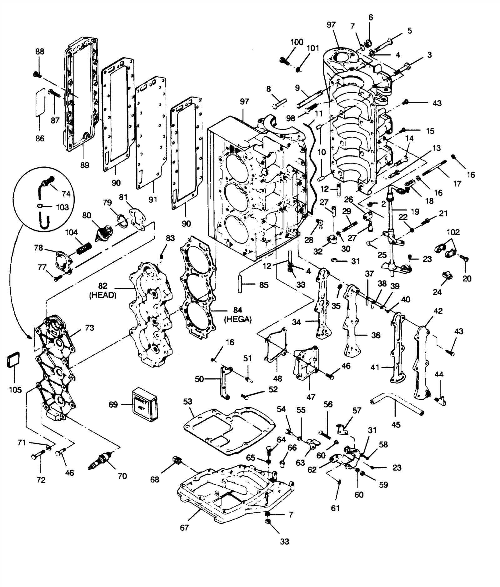 mercury 90hp 4 stroke parts diagram