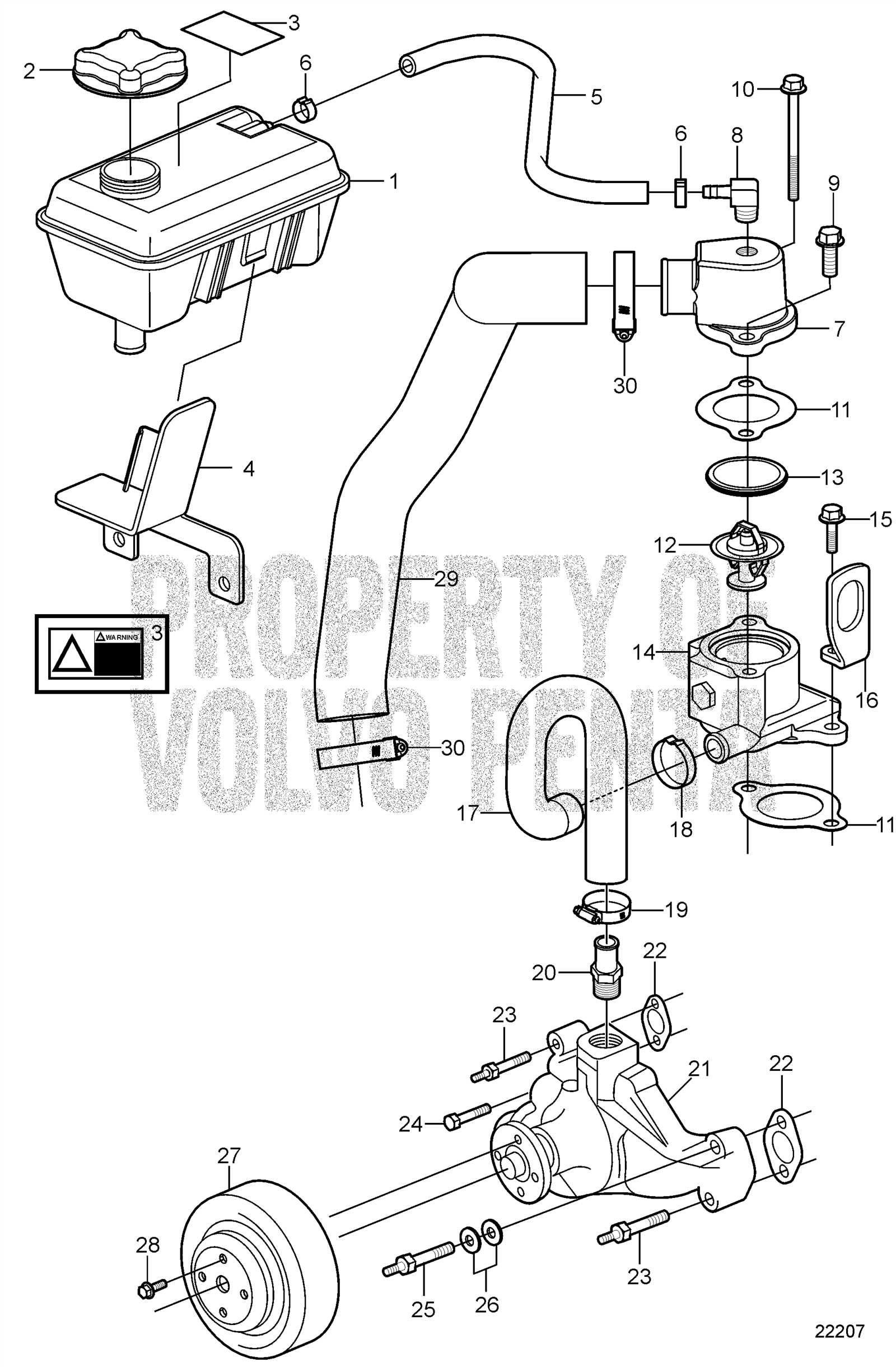 volvo penta 4.3 gxi parts diagram