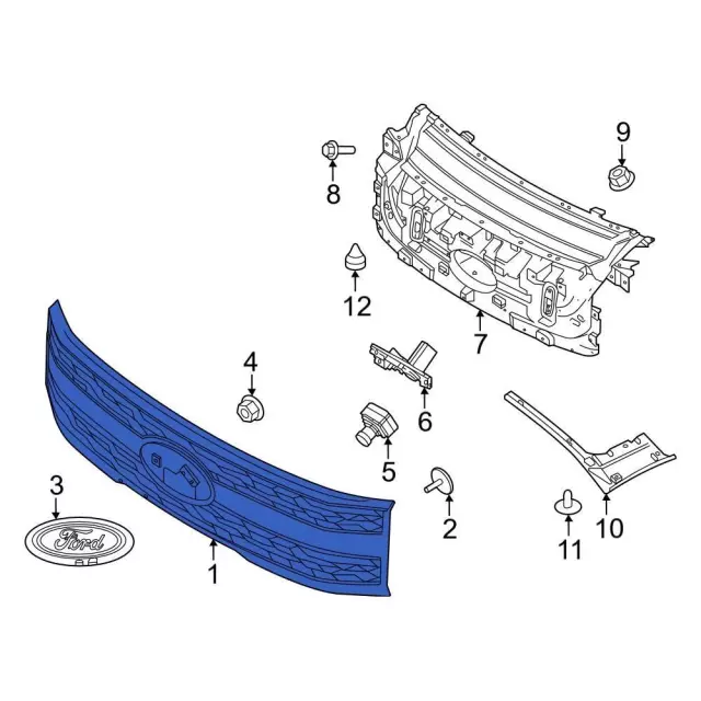 2014 ford explorer parts diagram