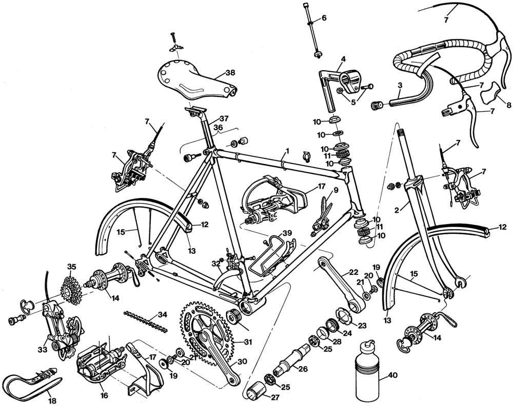 diamondback bike parts diagram