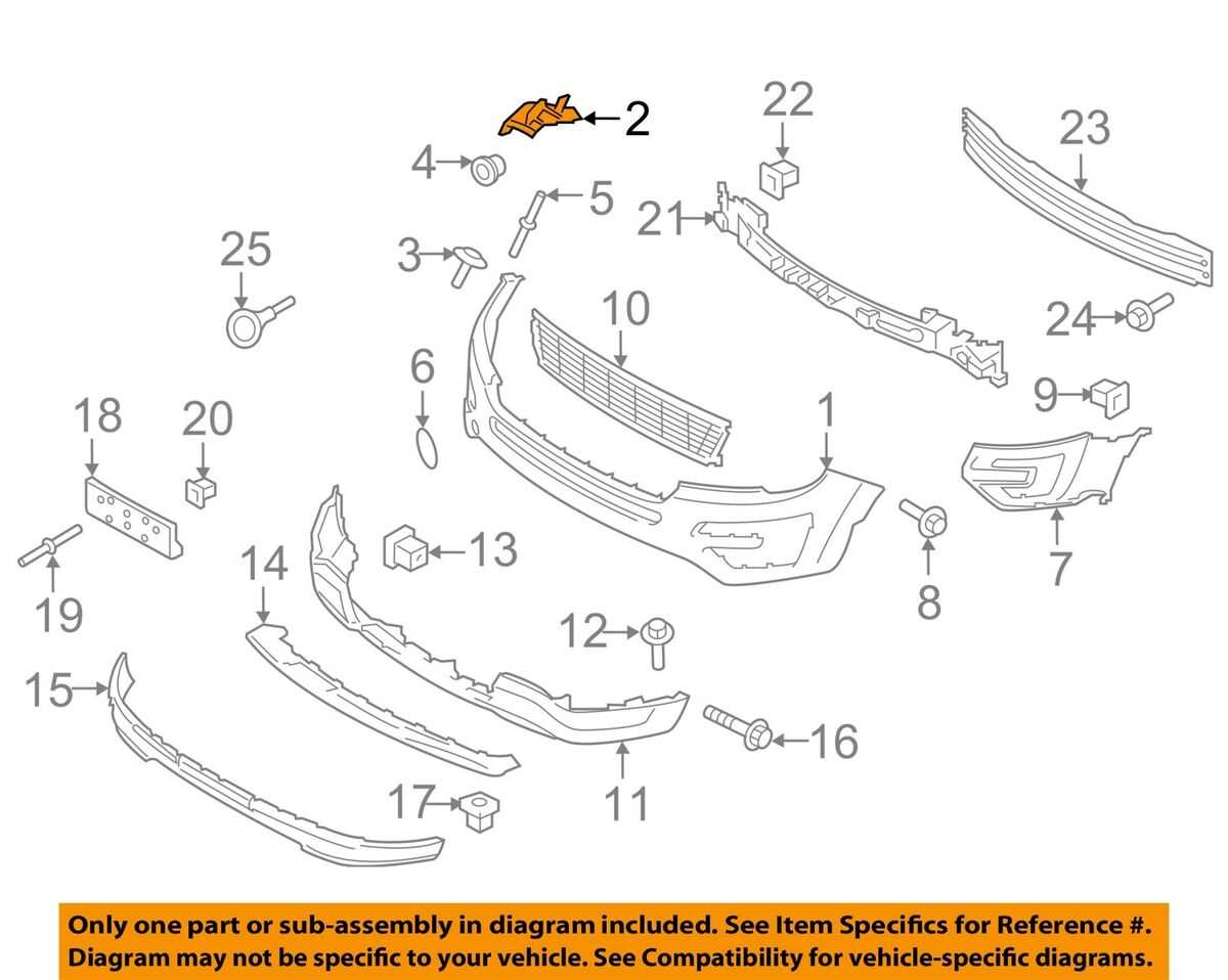 front ford explorer parts diagram