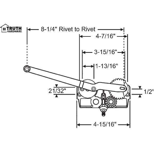 awning window parts diagram