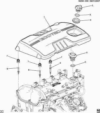 2013 chevy equinox engine parts diagram