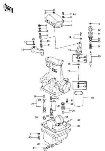 mikuni carburetor parts diagram