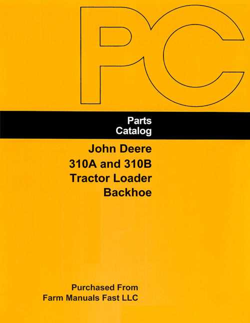 john deere 310a backhoe parts diagram