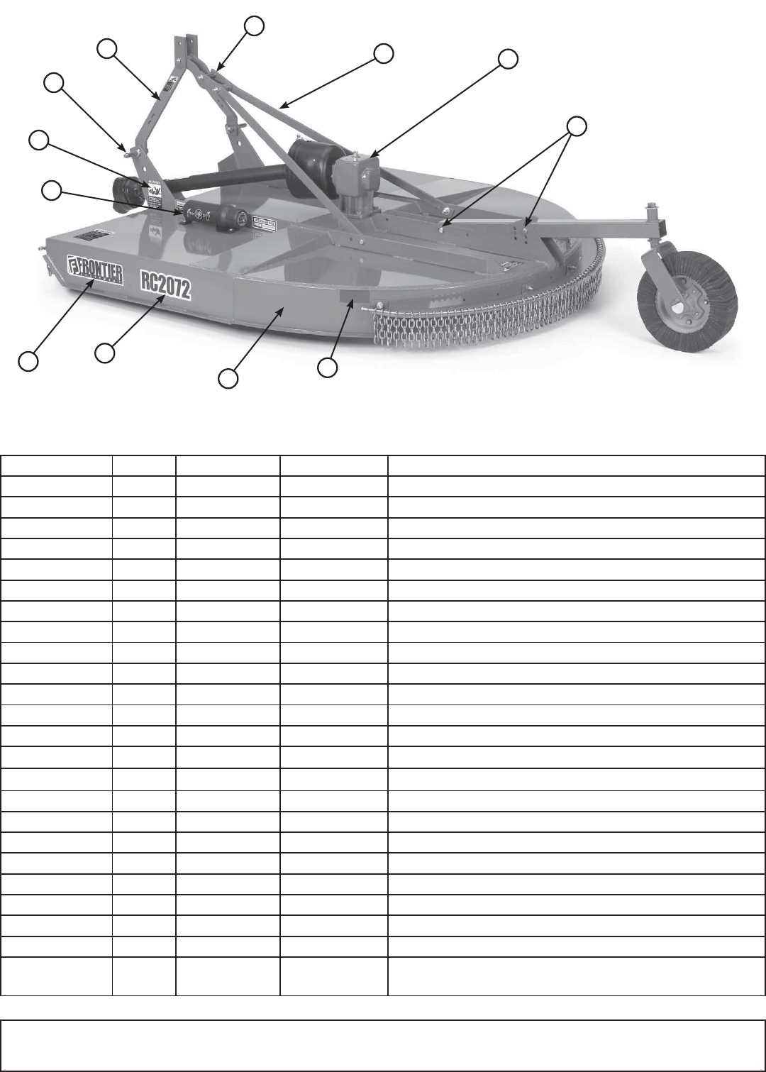 frontier rc2072 parts diagram