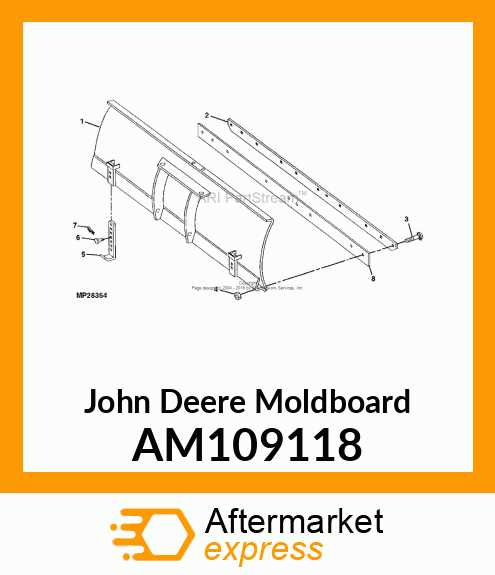 john deere 54 plow parts diagram