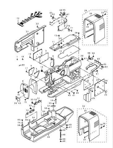 machine parts diagram