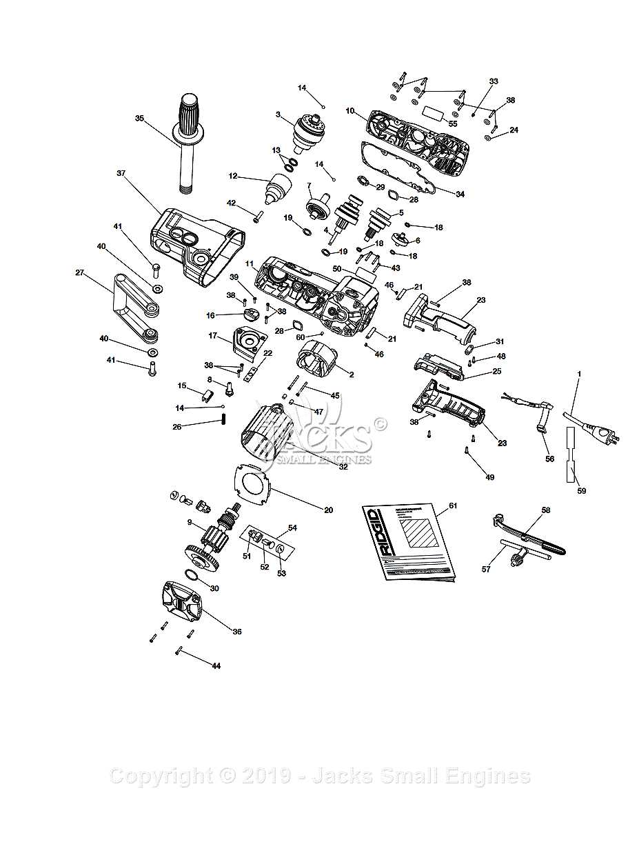 ridgid air compressor parts diagram