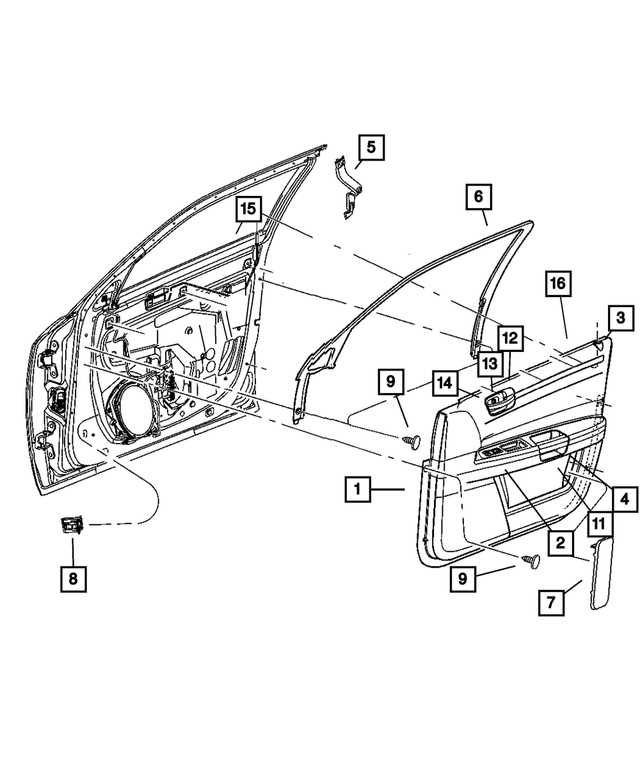 chrysler 300 body parts diagram