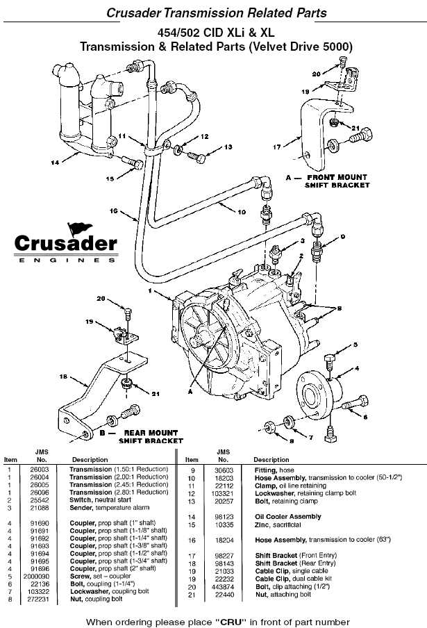 454 engine parts diagram