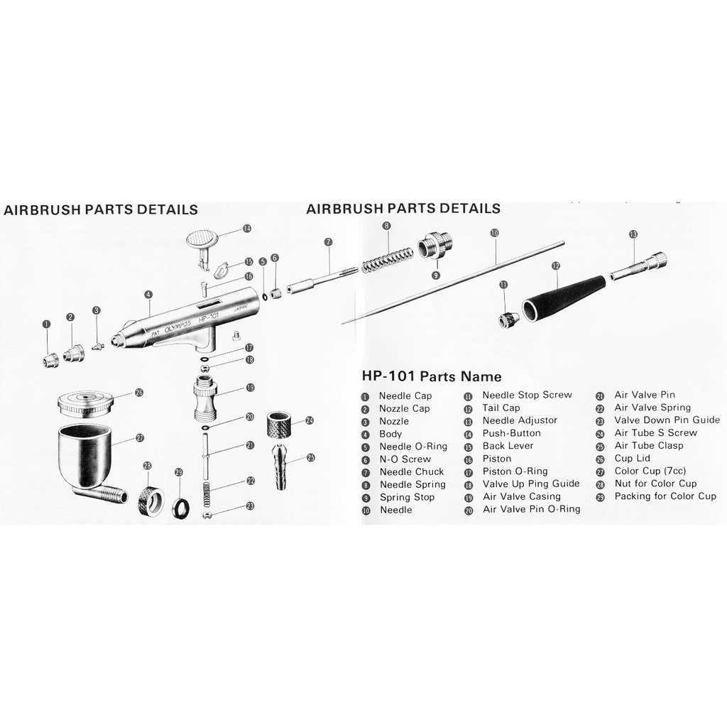 iwata hp c plus parts diagram