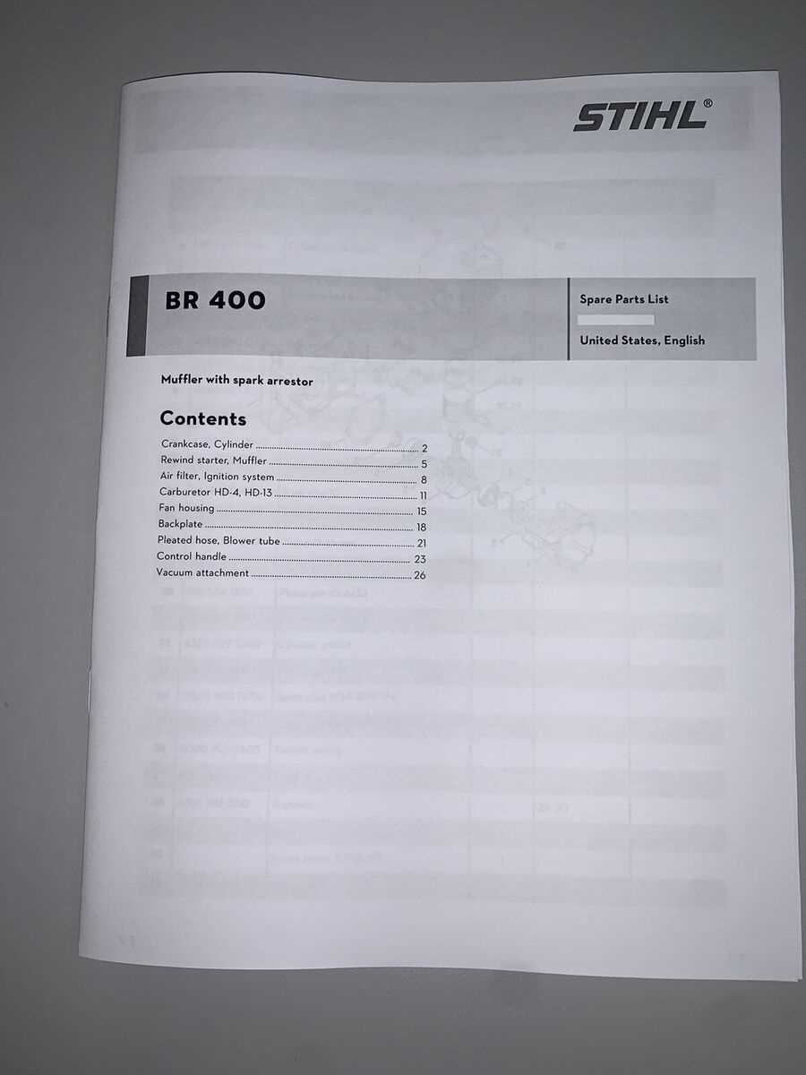 fs 460 parts diagram