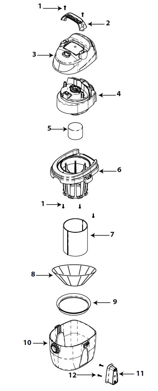 shop vac parts diagram