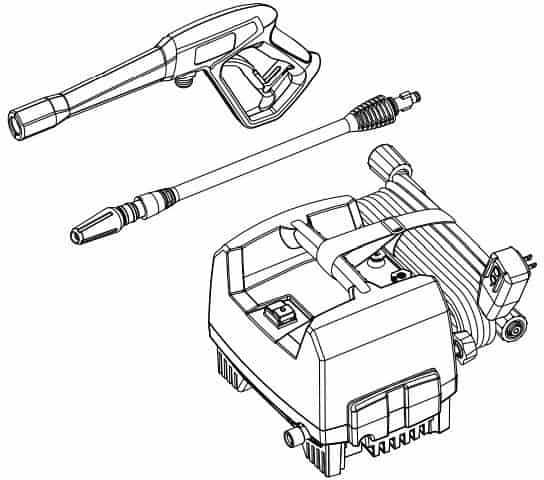 ryobi electric pressure washer parts diagram