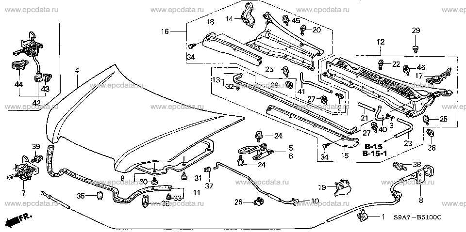 honda cr v body parts diagram