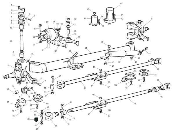 truck axle parts diagram