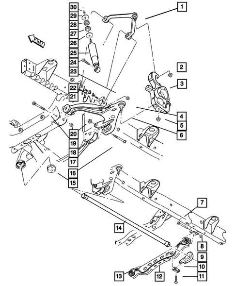 front suspension dodge ram 1500 front end parts diagram