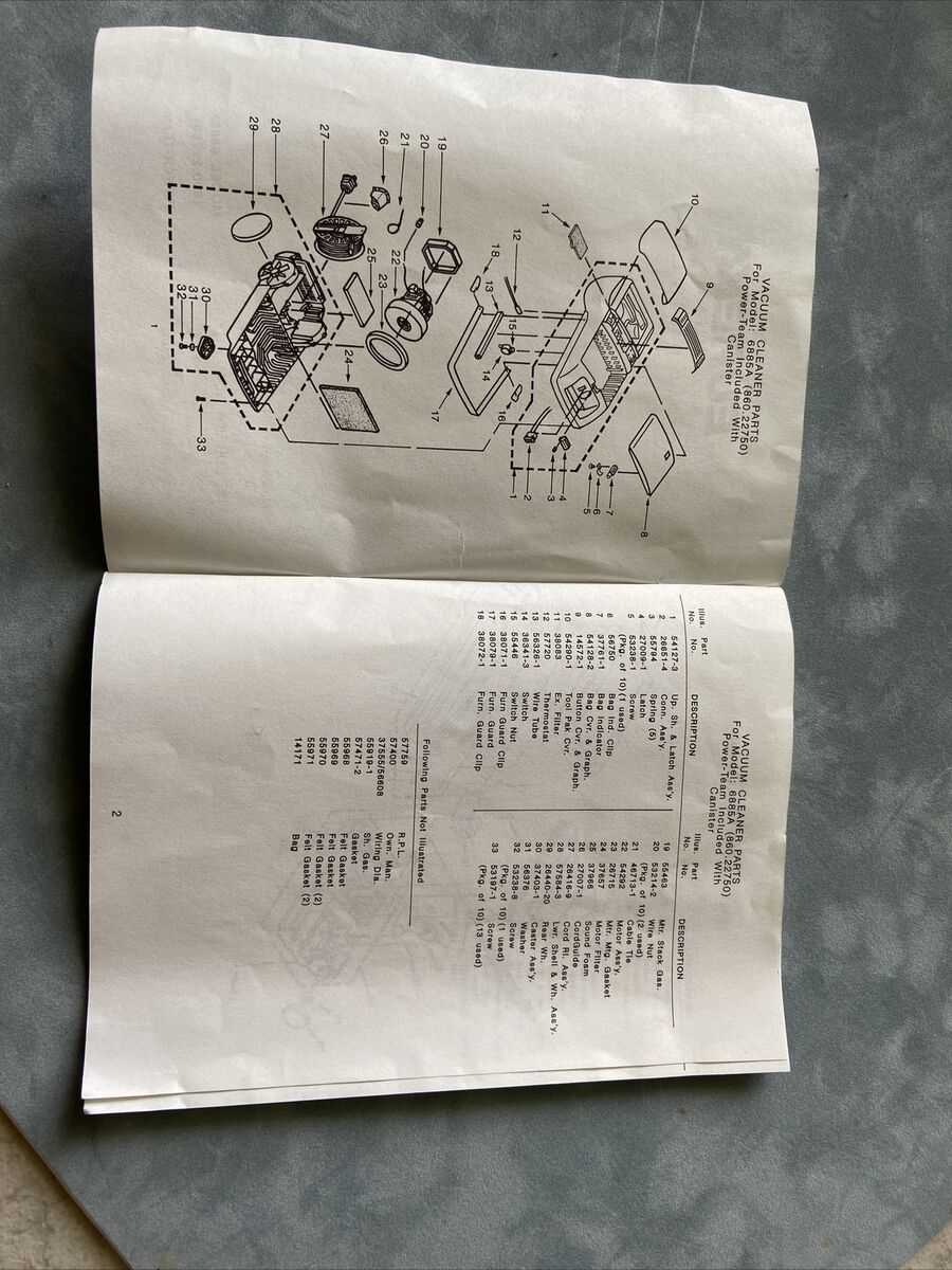 eureka vacuum parts diagram