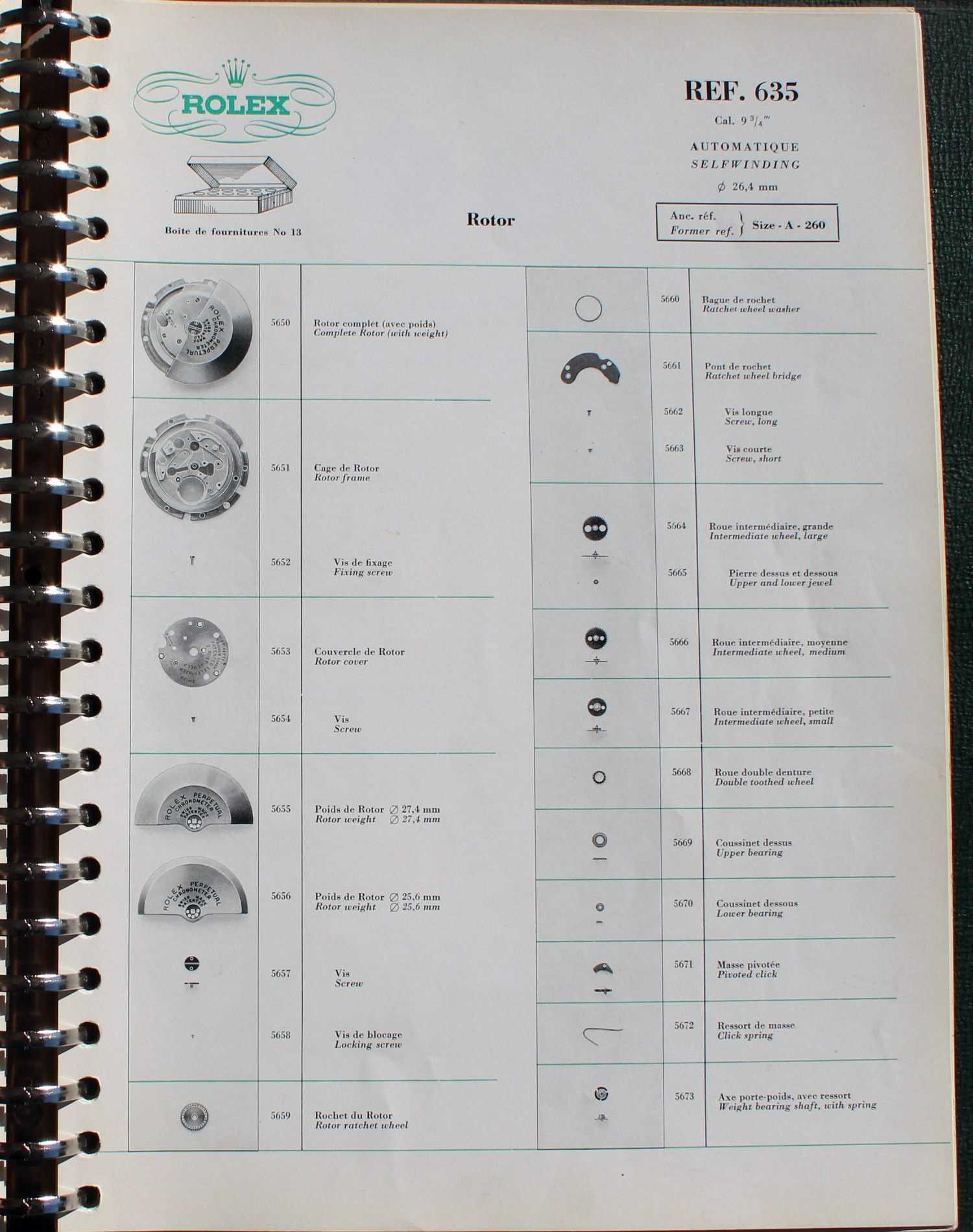 rolex submariner parts diagram