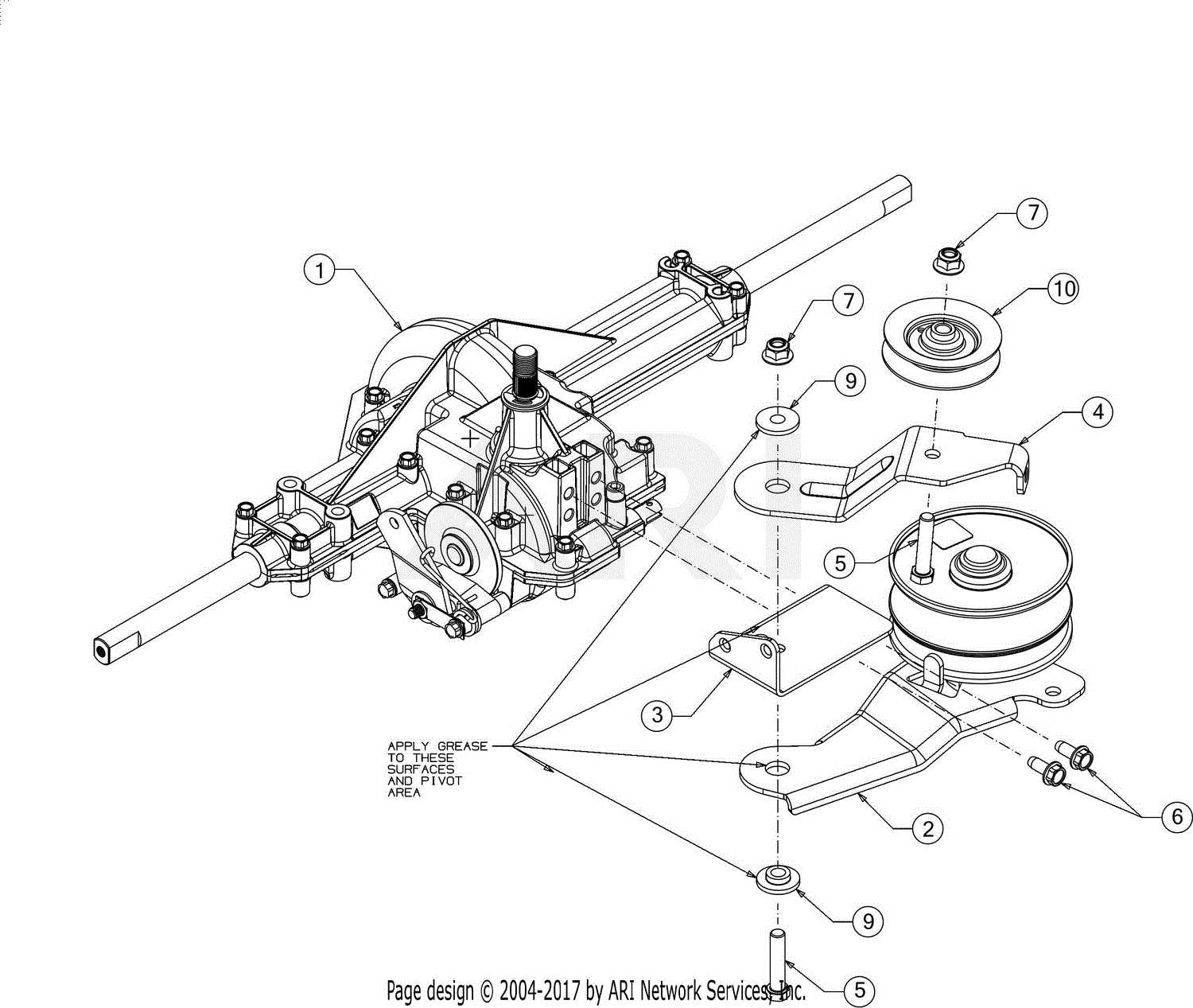 troy bilt pony parts diagram