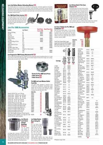 lee pro 1000 parts diagram