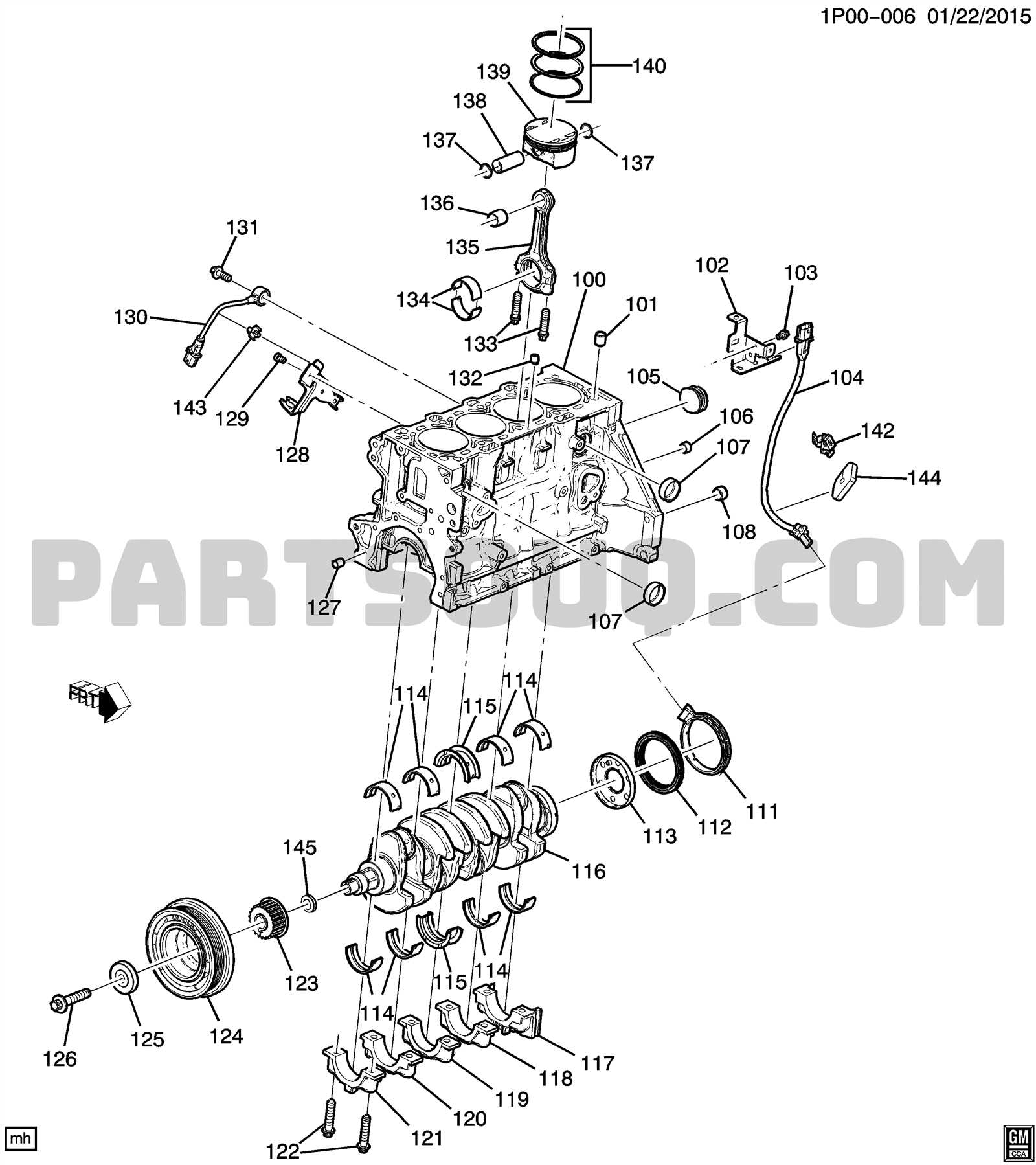 2013 chevy cruze engine parts diagram