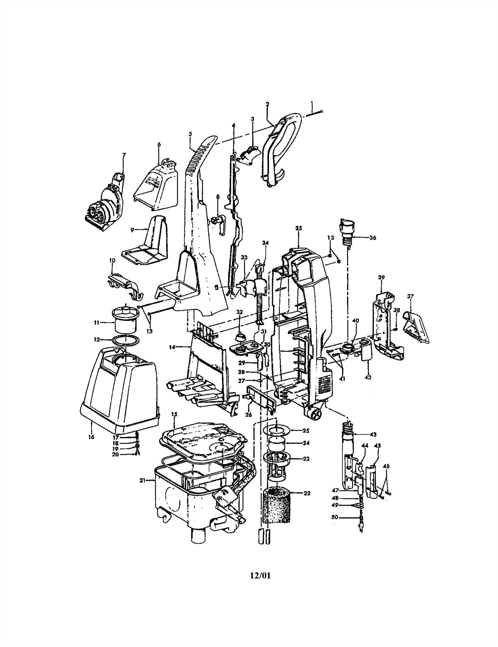 hoover fh51200 parts diagram