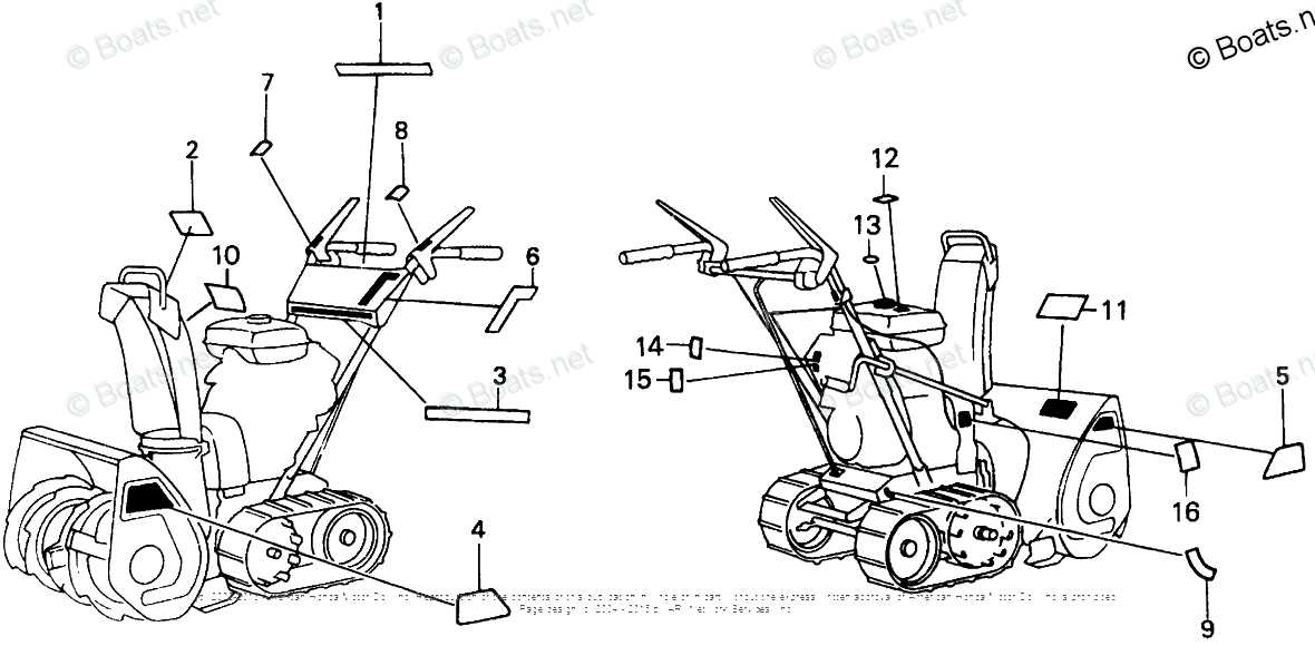 snowblower parts diagram