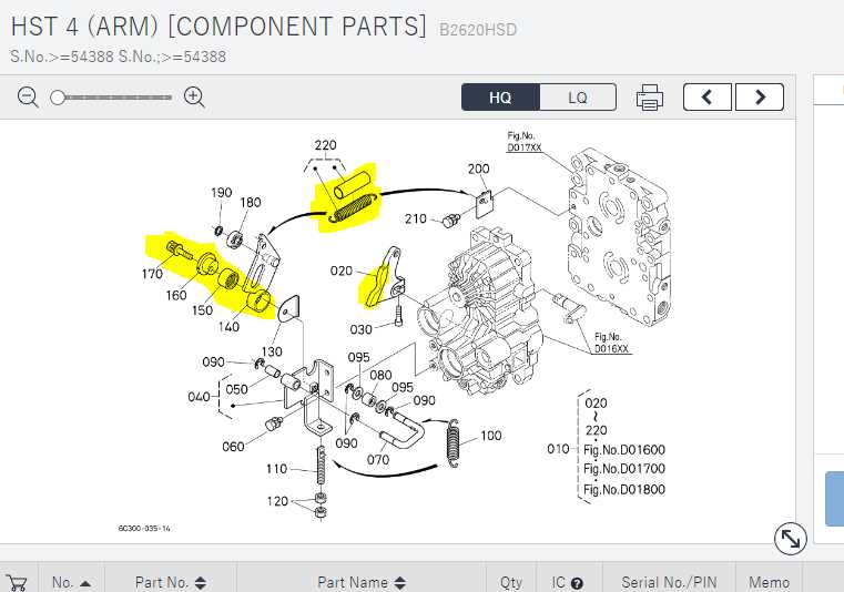 kubota b2620 parts diagram