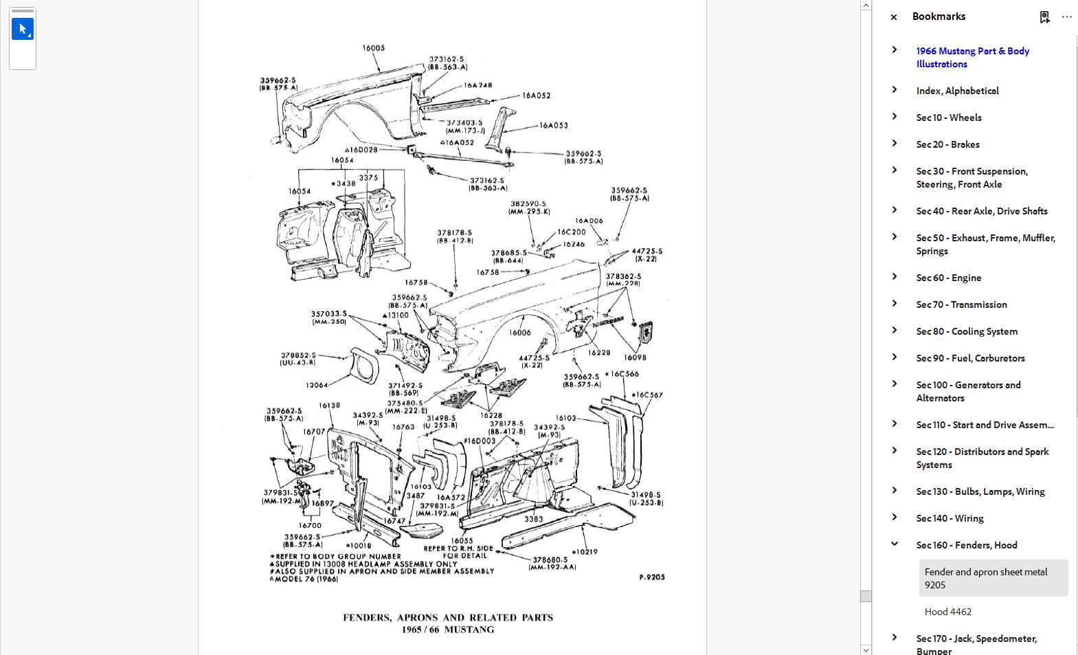 ford parts diagram