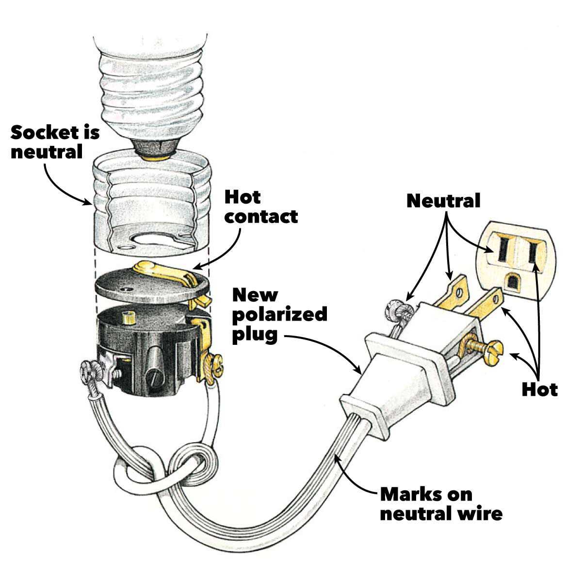 parts of a plug diagram