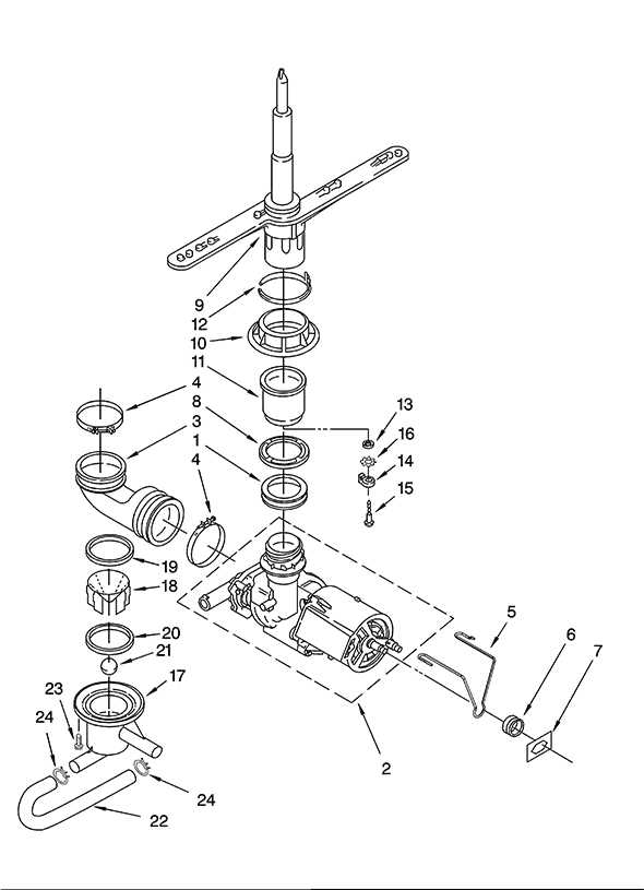 whirlpool dishwasher parts diagram