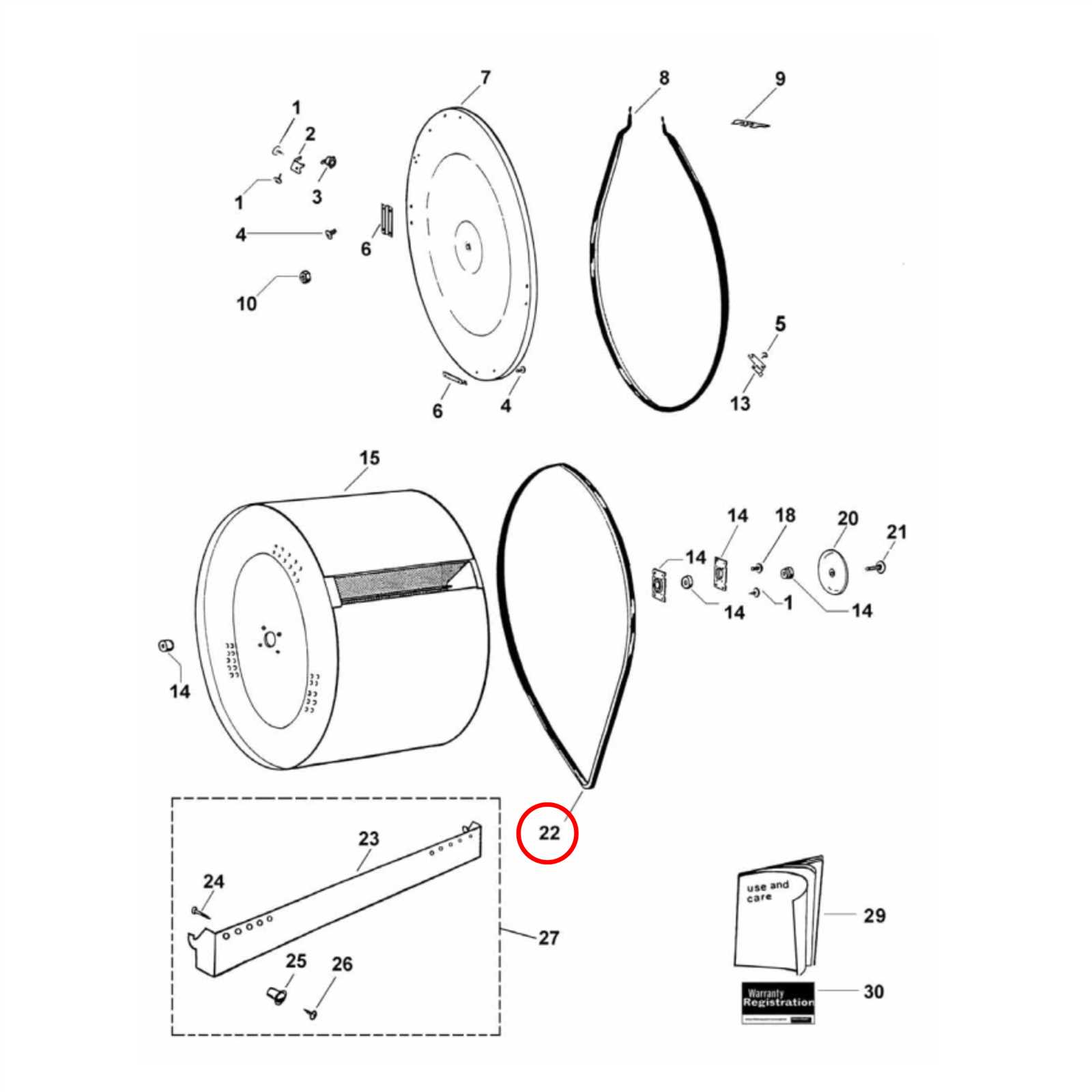 fisher and paykel parts diagram