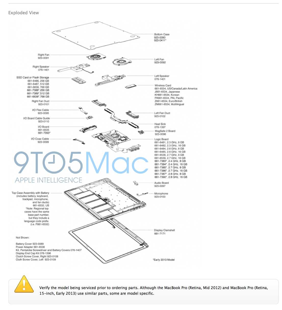 macbook pro 13 parts diagram