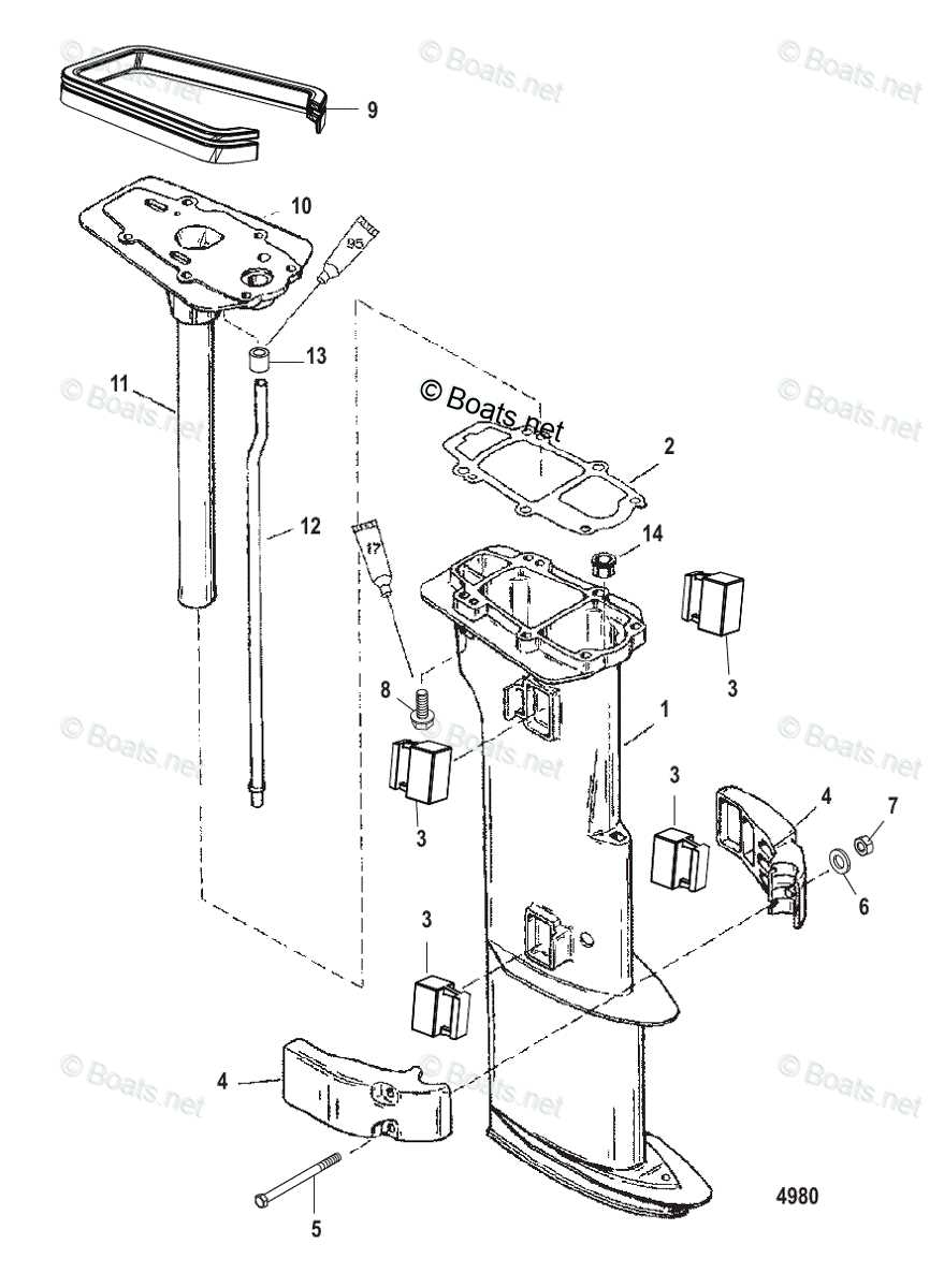 2 stroke mercury outboard motor parts diagram