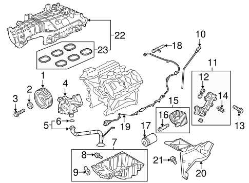 ford 460 engine parts diagram