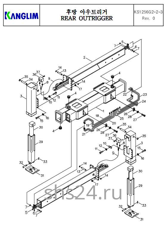 uzi parts diagram