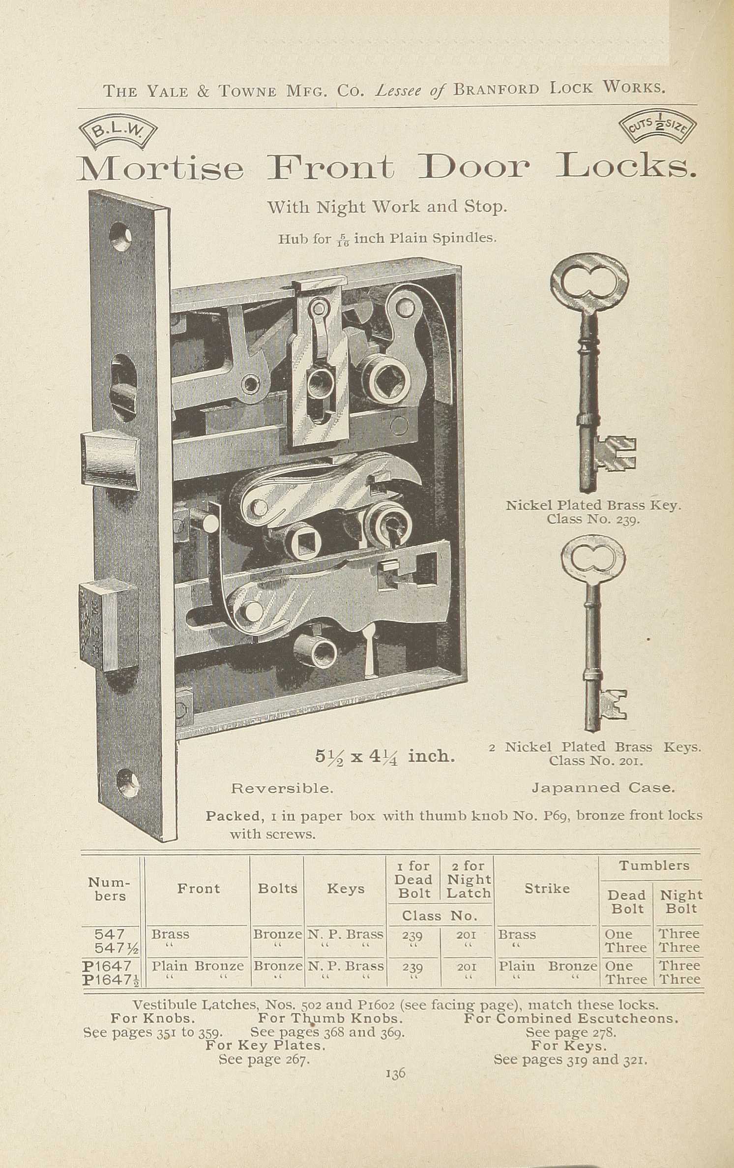 yale lock parts diagram