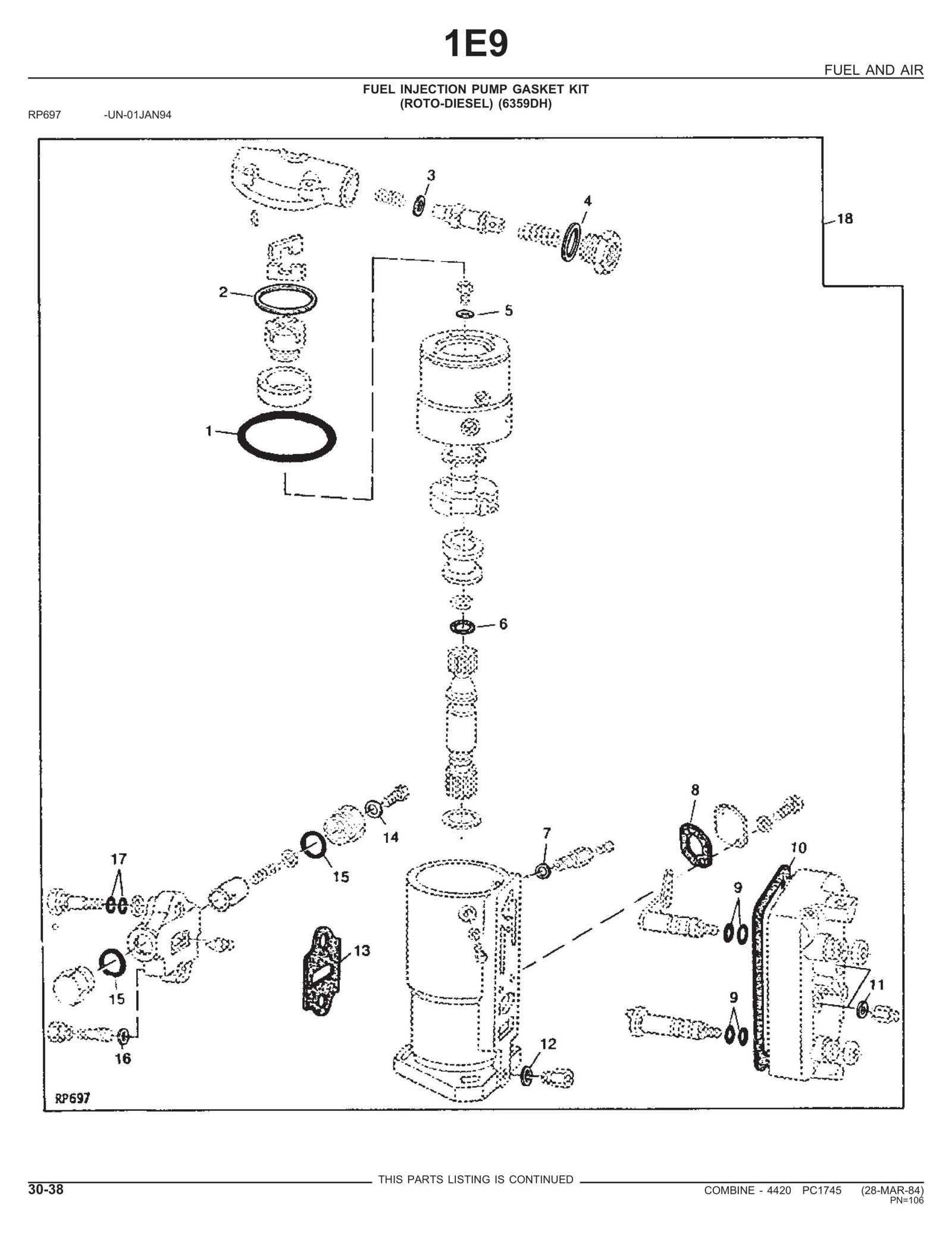 john deere 4420 combine parts diagram