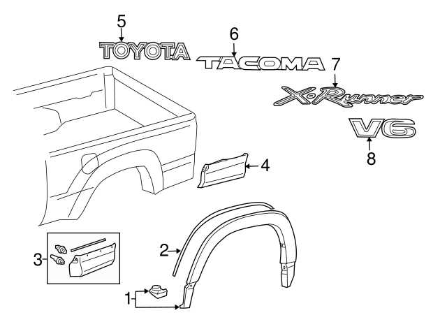 2017 tacoma parts diagram