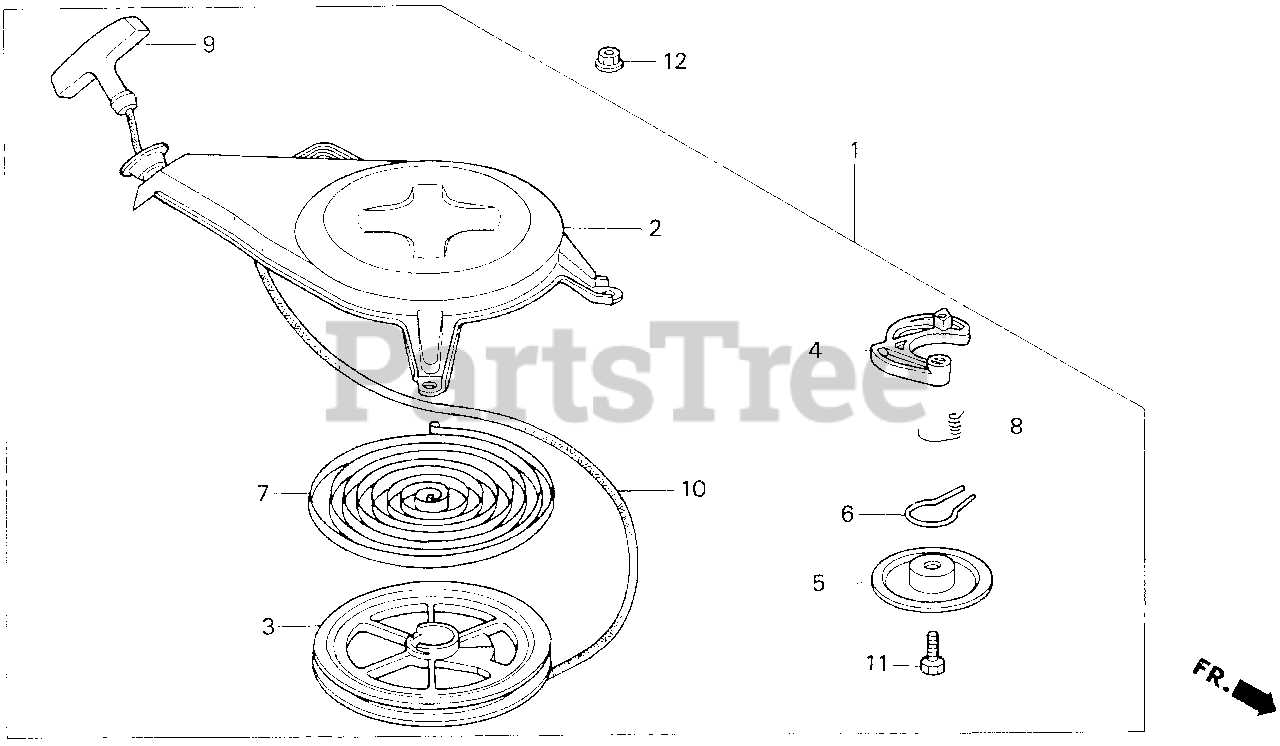 honda f210 tiller parts diagram