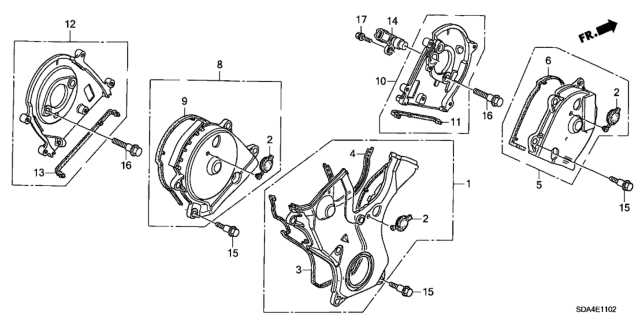 honda accord engine parts diagram