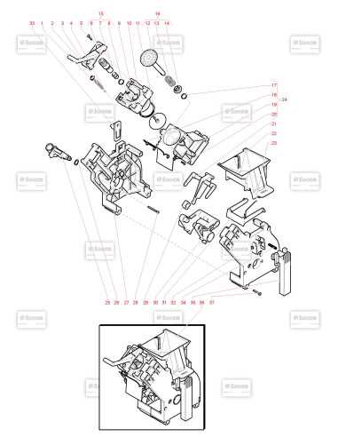 saeco syntia parts diagram