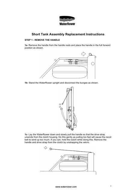 waterrower parts diagram