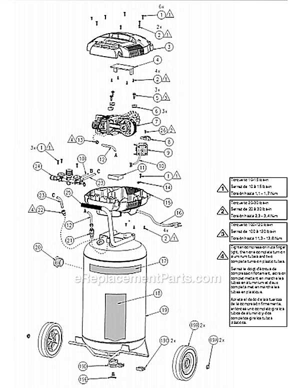 kobalt air compressor parts diagram