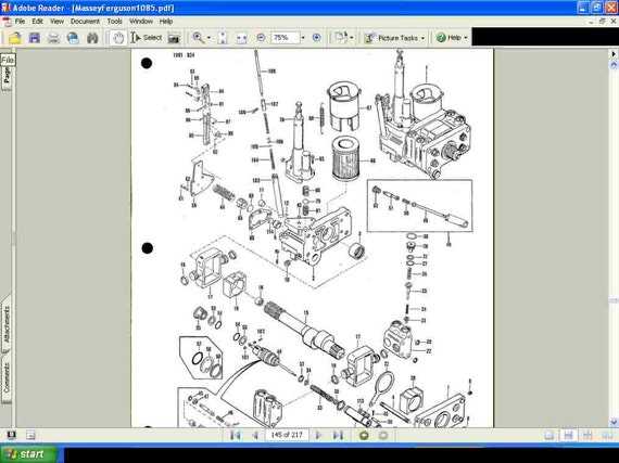 massey ferguson 10 parts diagram