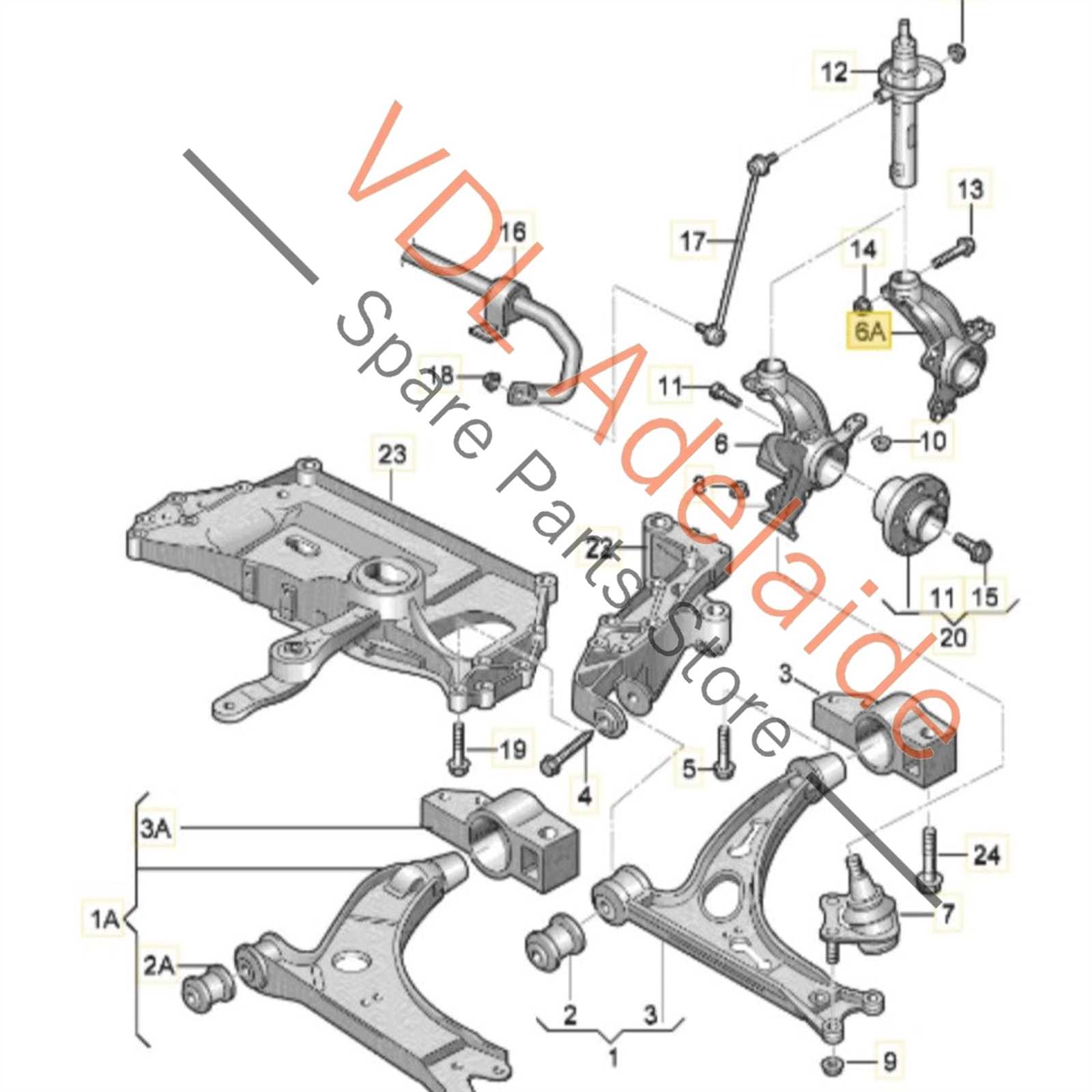 golf mk6 parts diagram