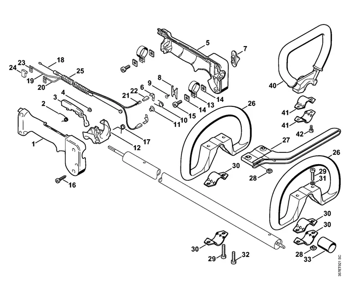 stihl fs88 parts diagram