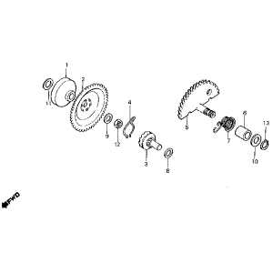 honda spree parts diagram